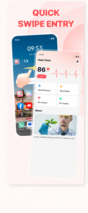 Pulse Mate launcher and heart rate interface